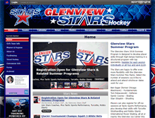 Tablet Screenshot of glenviewstars.org